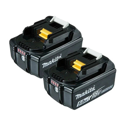 Makita BL1850B-2 18V LXT 5.0Ah Lithium-Ion Battery Twin Pack