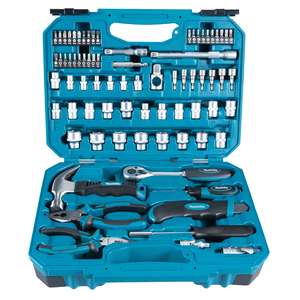 Makita E-10899 221-Piece Tool Set – Complete Socket, Bits & Hand Tool Kit in Carry Case