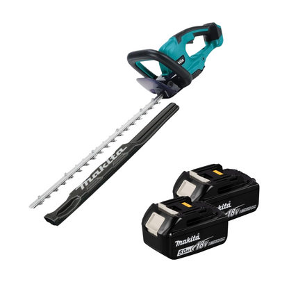 Makita DUH523Z 18V LXT Cordless Hedge Trimmer with 2x 5.0Ah Batteries