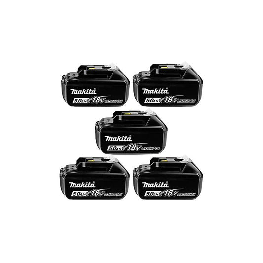 Makita BL1850B 18V 5.0Ah Li-Ion Battery Pack – Set of 5